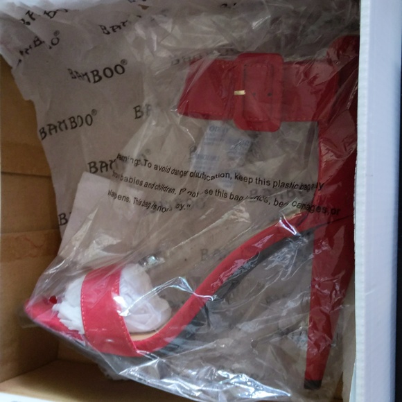 BAMBOO🔥 Red Pumps - Picture 8 of 8